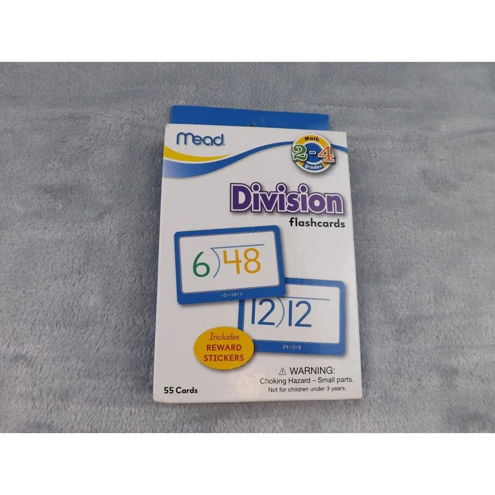 Math Flash Cards Grades Kindergarten - 4th Set of Four‎